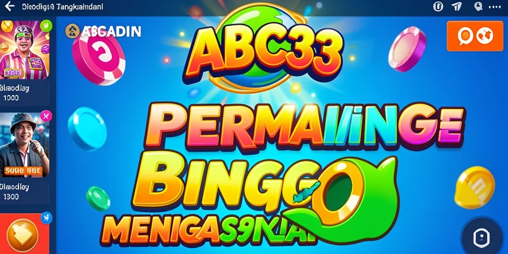 Screenshot permainan Bingo yang seru dan kompetitif di ABC33.