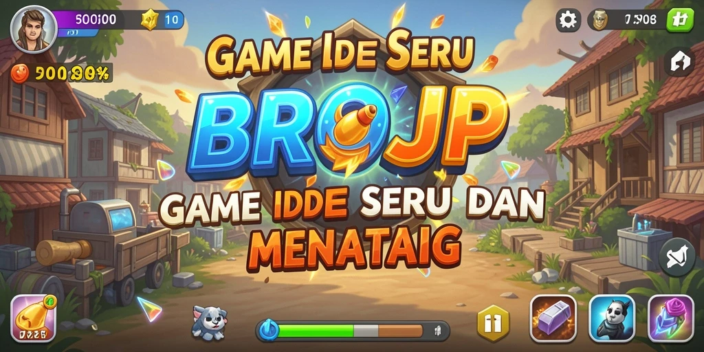 Screenshot utama BROJP menampilkan gameplay Idle yang menarik.