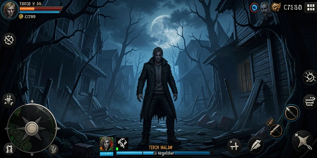 Gameplay mencekam di C789 dengan elemen horror yang intens.