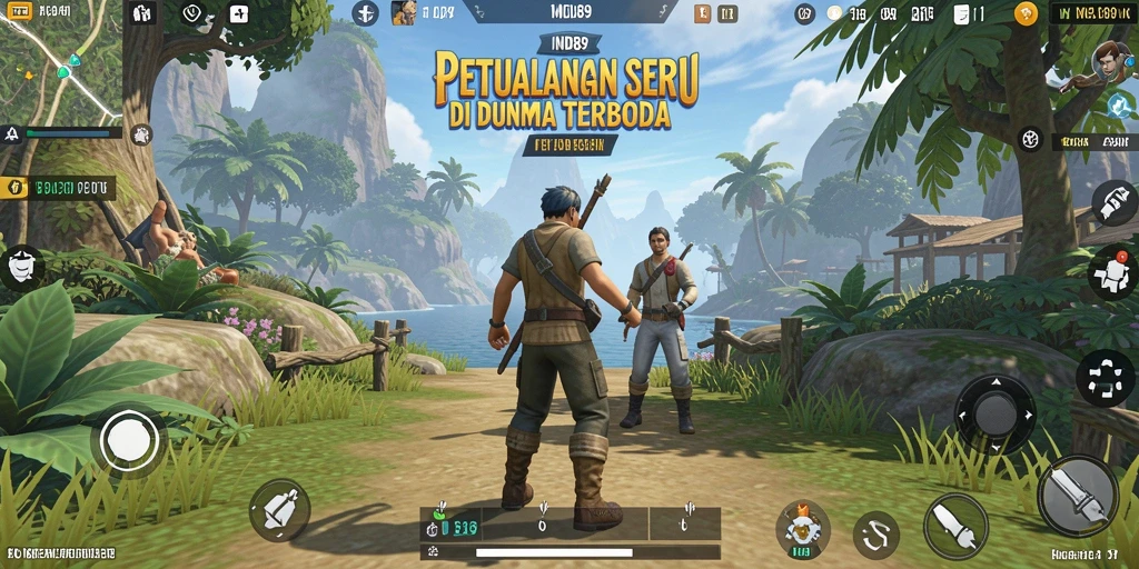 Tampilan gameplay IND89 yang menakjubkan di dalam dunia terbuka.