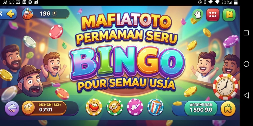 Tampilan utama gameplay Bingo yang seru di MAFIATOTO.