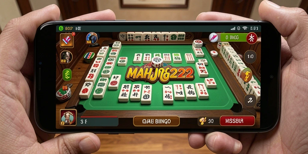 Tangkapan layar gameplay seru di MAHJONG222 Bingo.
