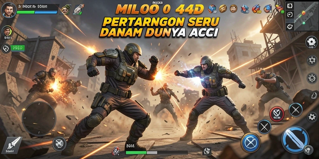 Gameplay seru dengan aksi yang mendebarkan dalam MILO4D.