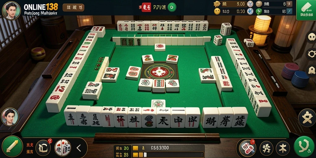 Gameplay Mahjong yang menarik dan penuh strategi.