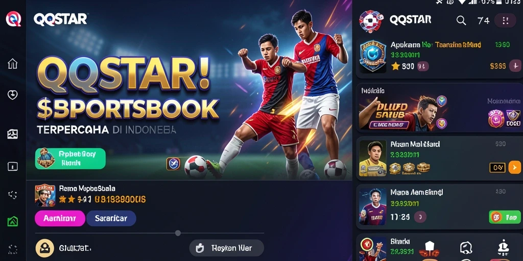 Tampilan gameplay yang menarik dan interaktif di QQSTAR.