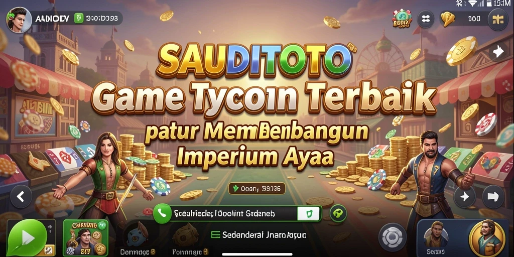 Tangkapan layar gameplay menunjukkan pengelolaan bisnis yang menarik.