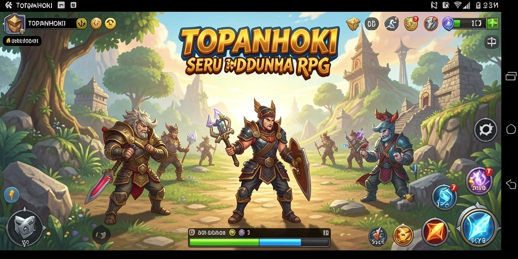 Tampilan gameplay yang menarik di dunia RPG TOPANHOKI.
