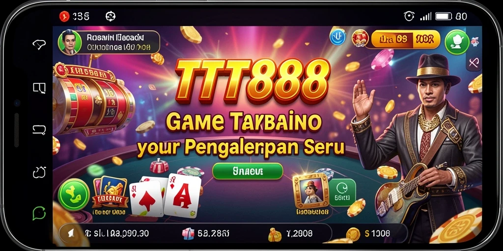 Tampilan gameplay TTT888 yang menegangkan dan seru di kasino.