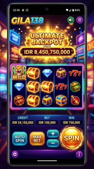 Skrinsut proses unduh aplikasi di gila138 yang cepat dan efisien.